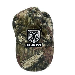 RAM Camo Adjustable Baseball Cap Outdoor Hunting Hat OS Adjustable Fit